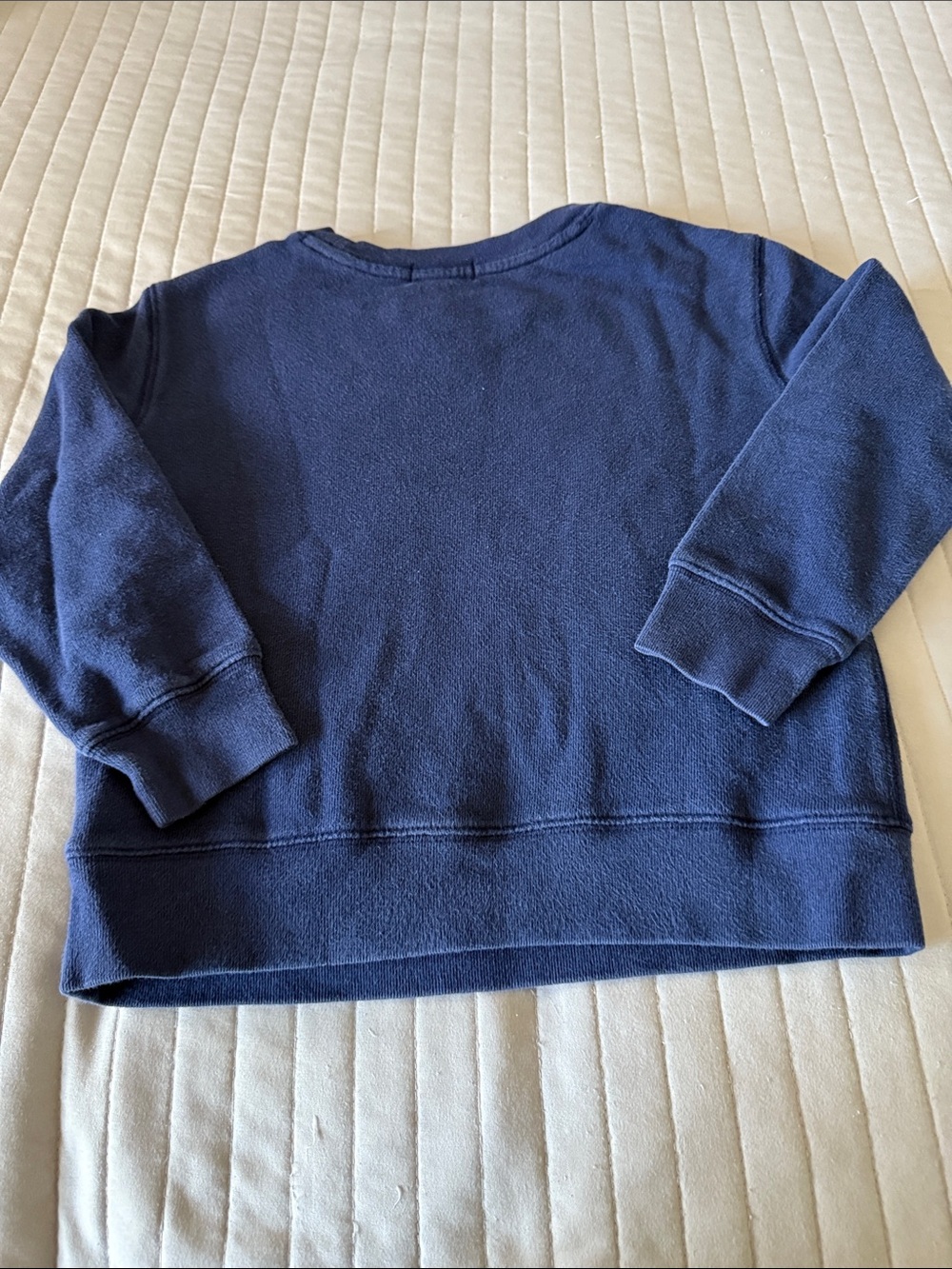 Polo by Ralph Lauren Navy Sweatshirt with American Flag RL67 . Vintage looking. - Picture 6 of 7